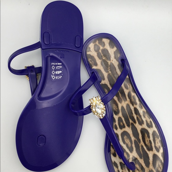 Roberto Cavalli purple blueish sandals 🩴 - Picture 6 of 8